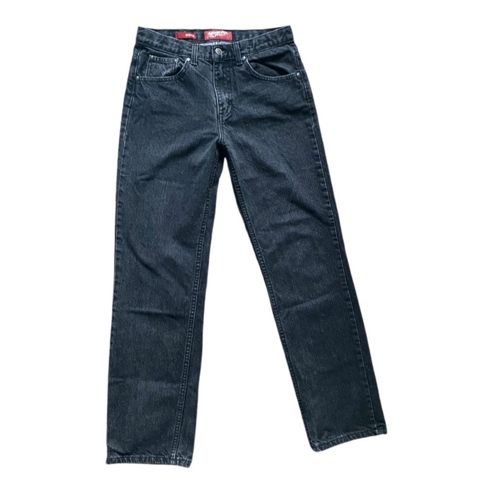 Boys Original Arizona Jean Co Dark Black Acid wash Jeans Size 18 Slim